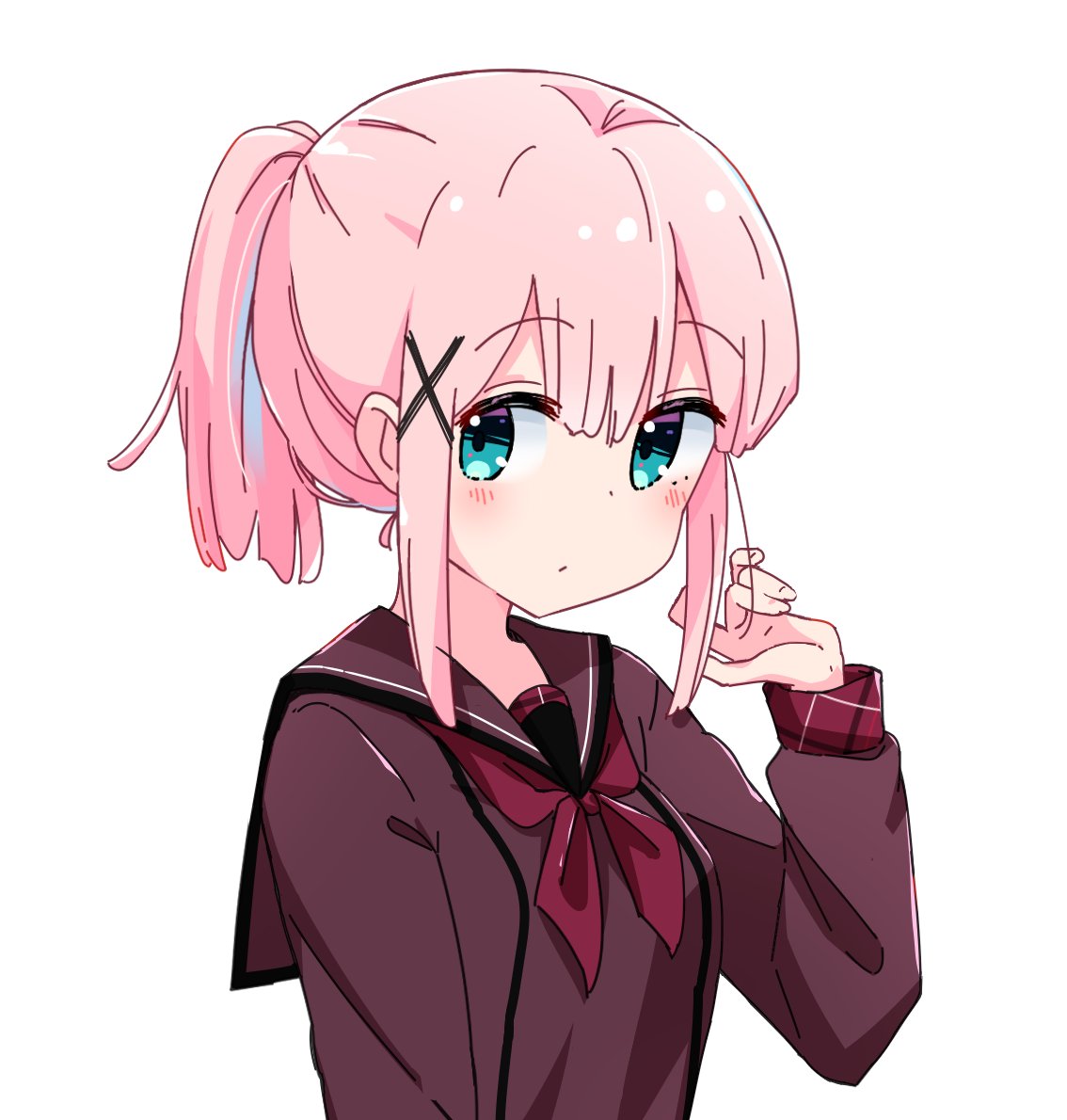 ukiebi's tweet photo. ポニテ桃もいいよねって絵 https://t.co/BQSTursY3g