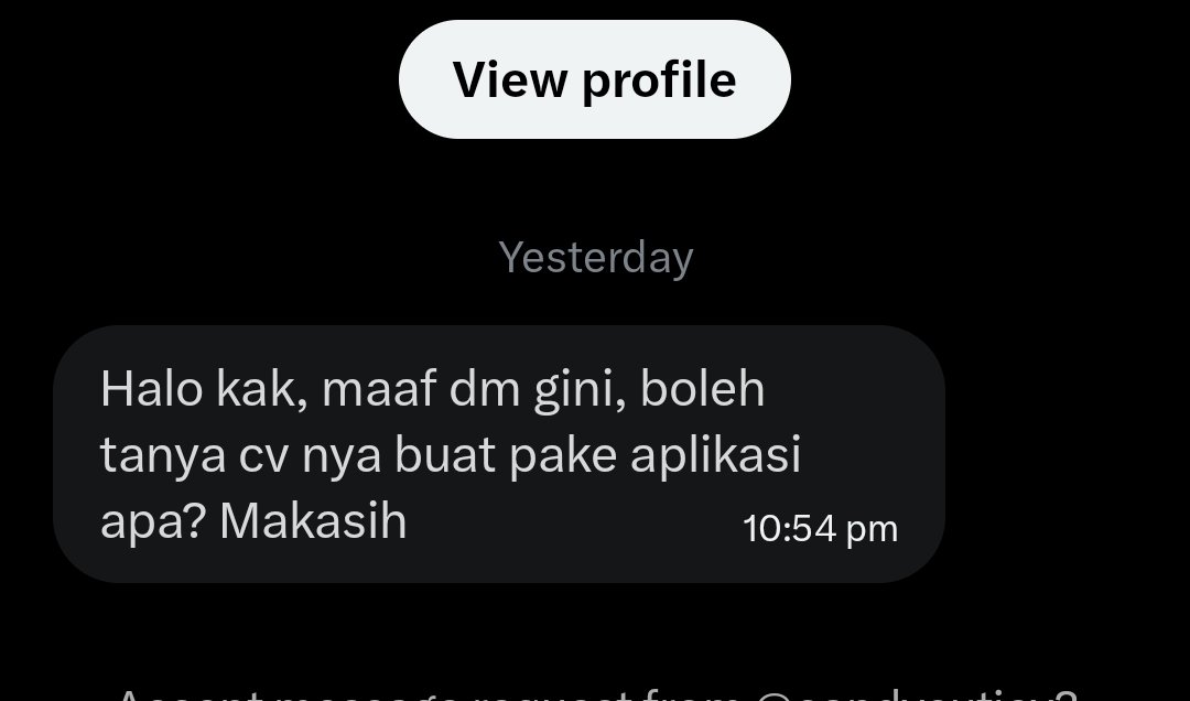 alanaanastasya's tweet photo. 🗣️ bikin CV pake aplikasi apaa

aku ga pake aplikasi, aku 100% pake AI Claude 

kalo gamau kena limit di Claude, langsung aja bikin perintah

ini prompt yang aku pake 👇🏼

buatkan saya CV dengan Informasi berikut :

(nama lengkap)
(nomor telepon)
(email)
(alamat lengkap)
(nama kampus)
(jurusan dan semester)

pengalaman bekerja : 

1.
2.
3.
etc

untuk pengalaman organisasi/kepanitiaan :

1.
2.
3.
etc

skill :

tools yang saya pakai :

pendidikan :

kalo kalian ada foto, bisa langsung taro foto PNG atau SVG 

foto background biru ku, aku edit di GPT (jangan edit di Claude)

jangan lupa untuk ubah file CV tadi ke PDF