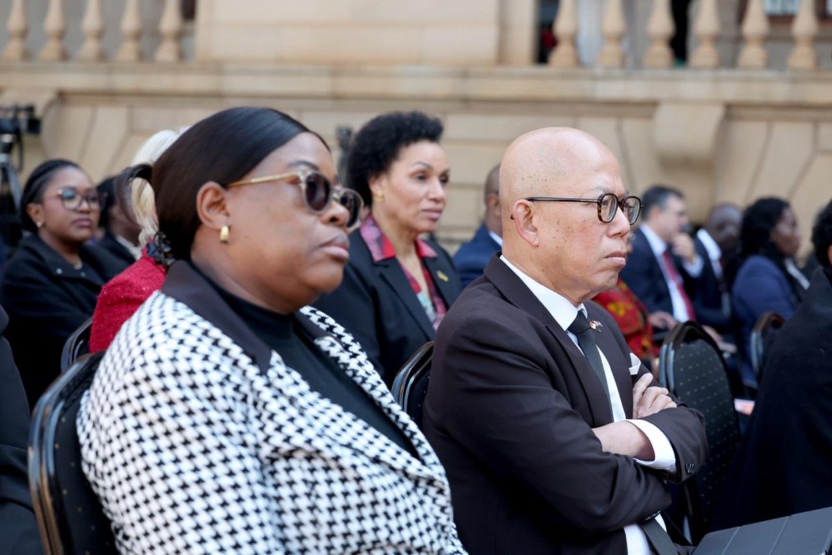 GovernmentZA's tweet photo. This work is not for yourselves. Kill that spirit of self and do not live above your people but live with them and if you can rise, bring someone with you. #EmpoweredWomenEmpowerNations #WomensMonth2026 #GovZAUpdates #MilestonesofFreedom https://t.co/cwNbvdqHVC