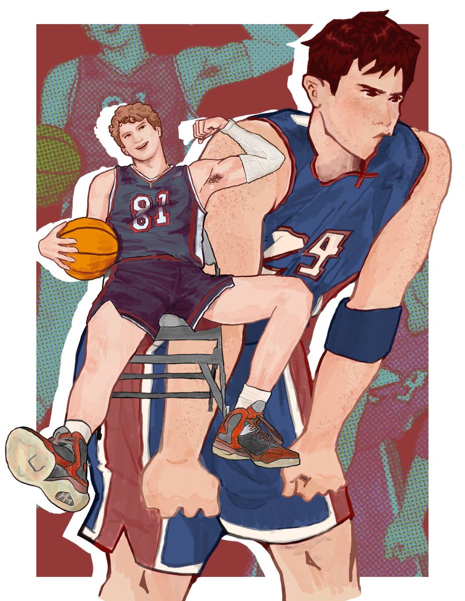 kobysalad's tweet photo. #hollanov basketball au https://t.co/M7R9pn3ott