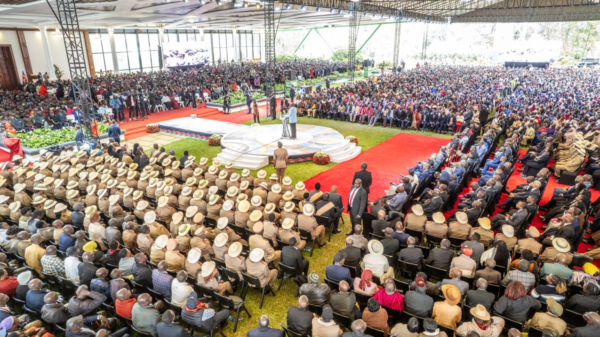 WilliamsRuto's tweet photo. Hosted more than 10,000 village elders at State House Nairobi. We have onboarded 106,000 village elders across the 47 counties into the National Government Administration system, bringing the Government closer to the people.

Beginning today, the village elders will receive a KSh3,000 monthly stipend. We are also working towards paying Social Health Authority premiums from January 2027, providing them with smartphones to ease their work and making more Administration Police officers available to them to enhance security at the grassroots.