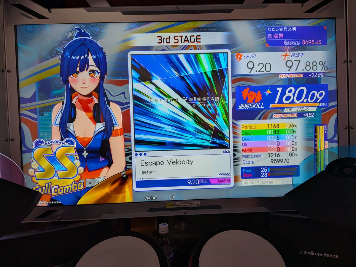 torvatu's tweet photo. 昨日、今日とドラム頑張ってスキル+15！

8700まであともうちょい・・・ https://t.co/L7idChQgW8