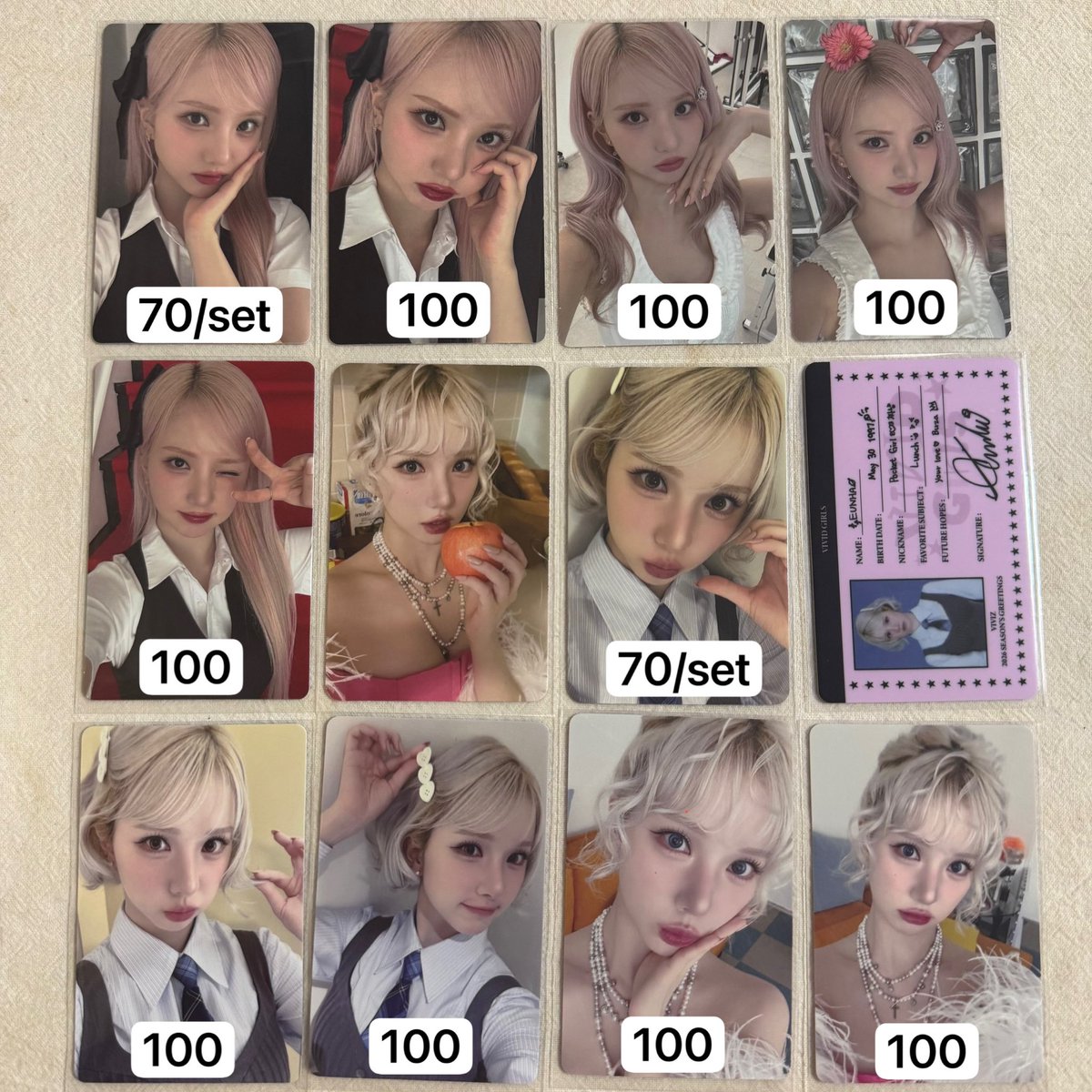 mantouyun's tweet photo. WTS VIVIZ Eunha Season Greetings Photocard

- Price stated in MYR
- can ship ww

#비비시 #wtsviviz #viviz https://t.co/syQxIYdXuU