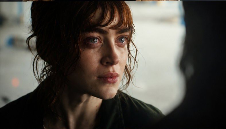 mannmera__'s tweet photo. The moment Jean learned the truth about V-Max and realized Serena has been trying all along.... everything shattered, you could literally see her heartbreak. The tears, the trembling,the silent rage ,the unbearable grief of realizing they have killed her sister. Sadie didn't just act this scene... she became Jean. 😭❤️She conveyed every emotion without saying a word. Absolutely breathtaking