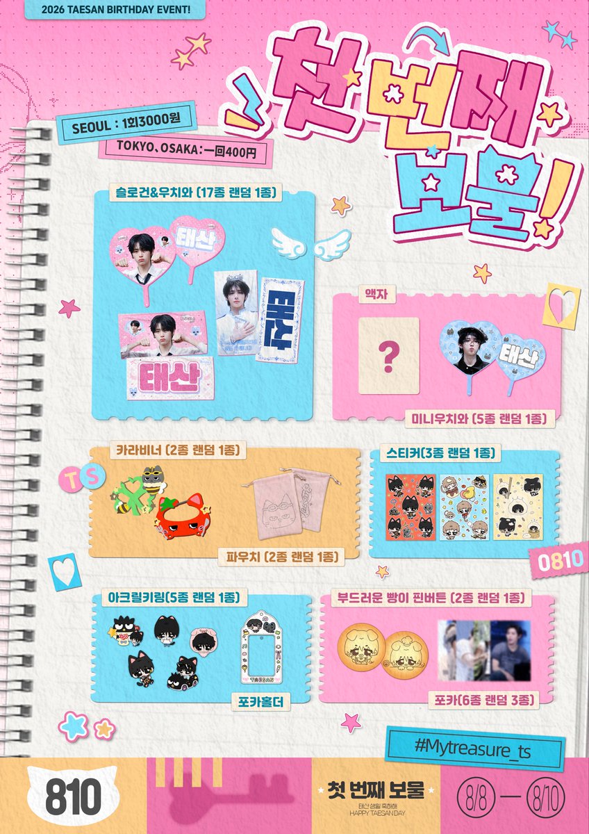 Unlock0810's tweet photo. 2026 Taesan Birthday Event

     :¨ ·.· ¨:
      `· . ꔫ ˖*  첫 번째 보물

                      Gift preview   დ

#TAESAN #태산 
#BOYNEXTDOOR #보이넥스트도어 https://t.co/cgKxzV4gEF
