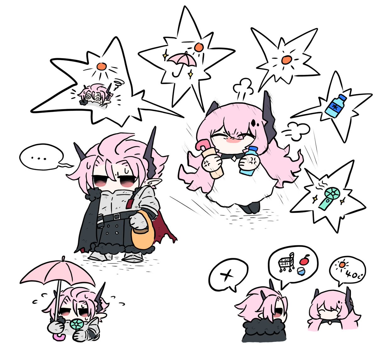chemical_mel's tweet photo. 熱中症対策はしっかりしようね☀️ https://t.co/kpTN34IWcA