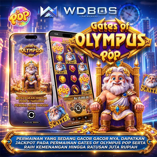 wdbos252's tweet photo. 🔥 Siap raih kemenangan besar hari ini? 🔥

Rasakan keseruan bermain Gates of Olympus Pop dengan sensasi fitur menarik dan peluang hadiah fantastis!
✨ Proses cepat
✨ Gameplay seru
🎯 Bergabung sekarang dan nikmati pengalaman bermain yang lebih seru bersama WDBOS! https://t.co/g6YzuB3yF2