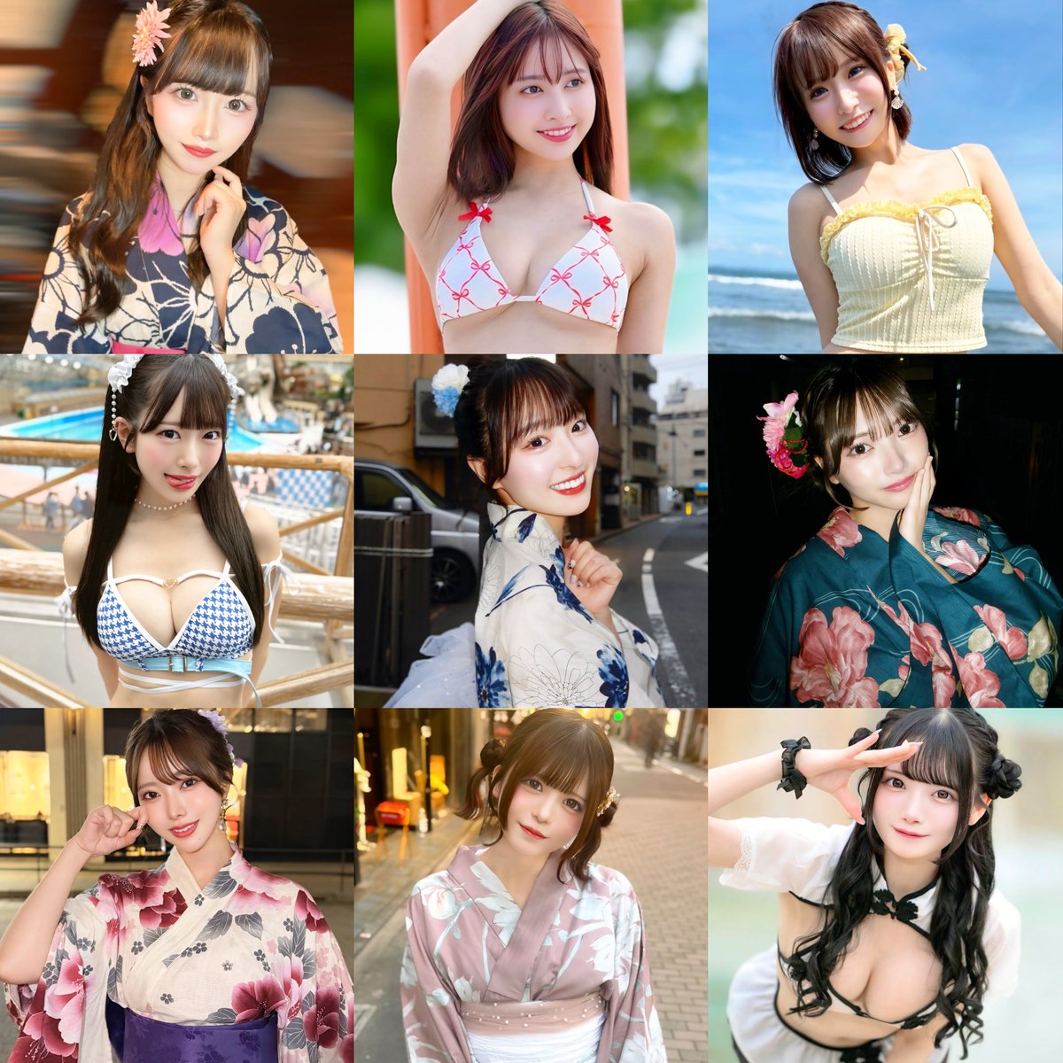 10003870739osj's tweet photo. 8月の推し壁紙画像更新しました‼️
夏の後半は、水着&浴衣祭開催🎉
#高坂琴水 #キプリスモルホォ
#天使てぃあ #8WIZARD
#花咲果林 #放課後プリンセス
#本多りこ #フルフリ
#桜井もも #メイビーME
#愛乃音 #キミニハネ
#浅桜はんな #ルシフェルの園
#雪乃椛鈴 #RiNCENT
#遠藤えみり #くれどる https://t.co/7qZdxpVugu