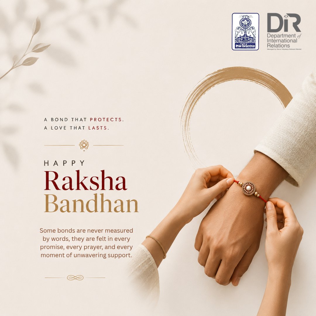 dirsvkm's tweet photo. Some bonds are never measured by words, they are felt in every promise, every prayer, and every moment of unwavering support.
Happy Raksha Bandhan. https://t.co/fL8Iqeh4JG