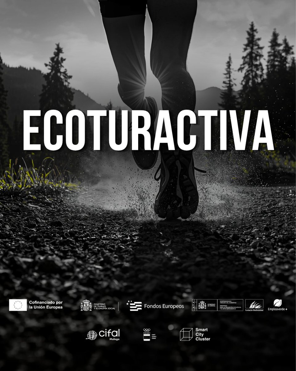 aemprende's tweet photo. ⚽🧳 ¿Trabajas en el sector deportivo o turístico?

🌿 Impulsa tus conocimientos con #ECOTURACTIVA, un programa formativo sobre #ecoturismo, sostenibilidad, economía circular, digitalización e inclusión. 🌍

🎯 Dirigido a profesionales y personal técnico de #Andalucía, Castilla-La Mancha y Extremadura.

💢 Accede a toda la info y registro: https://t.co/TC4x6j4lOx

@COE_es @smartcityclust @CifalMalaga @FBiodiversidad