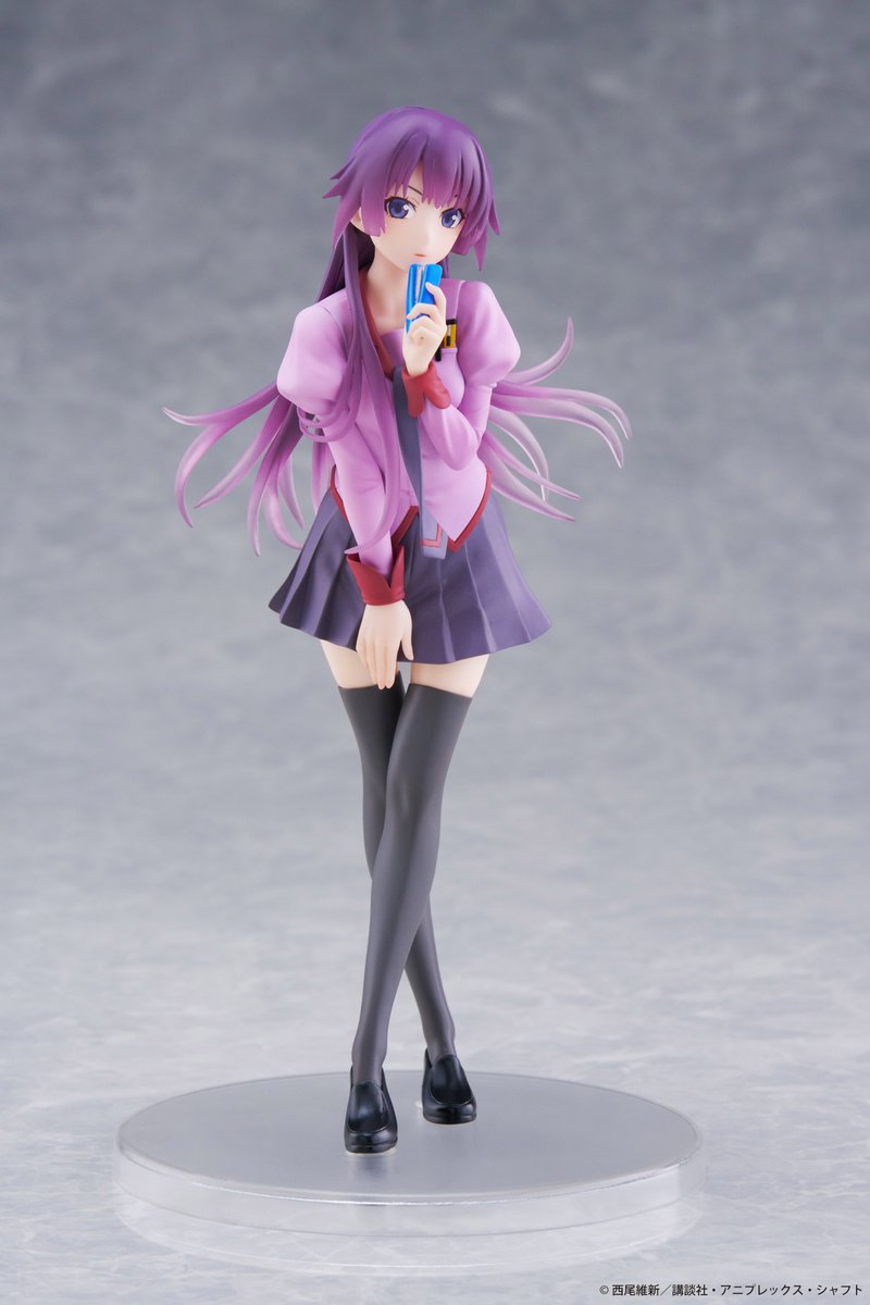 Taito_Toys's tweet photo. 【速報‼】〈物語〉シリーズより、
#戦場ヶ原ひたぎ の #Coreful フィギュアがリニューアルして再登場決定‼

制服が長袖になっています✨

胸ポケットの文房具まで細かく再現しました🖊
髪の毛にはクリアパーツを使用しています✨

11月登場予定！
続報をお楽しみに❣
 
#物語シリーズ https://t.co/rAzvtWjtOa
