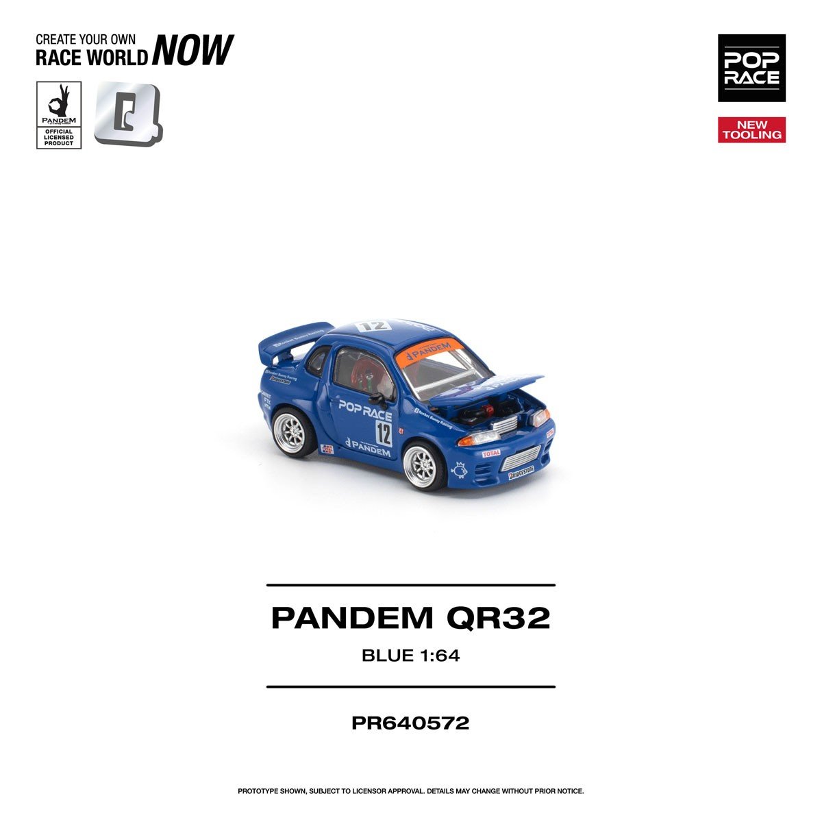 hobbysearch_mc's tweet photo. 【ミニカー予約開始】POP RACE(ポップレース)
1/64 パンデム QR32 ブルー
https://t.co/OPLv9gDBoP
東京オートサロン2026で展示され、話題となった R32風のボディキットを纏ったスズキツインがミニカーになって登場!
Hobby Expo Chinaで展示された際のカラーをモデル化。
#ROCKETBUNNY #BNR32 #EC22S https://t.co/IRZko1b5UV
