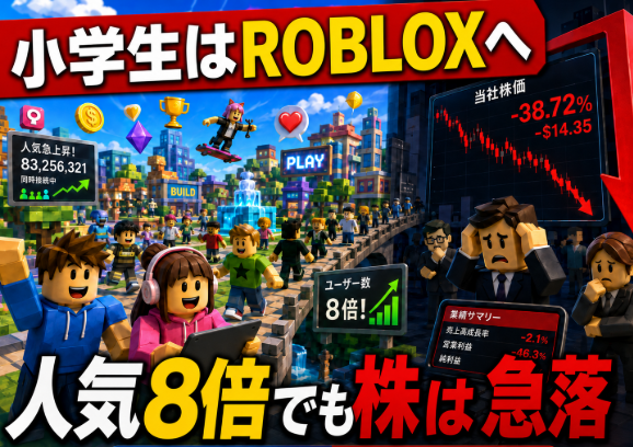 SekenBug's tweet photo. 小学生のRoblox人気が去年の8倍

子どもはどんどん集まってるのに会社は赤字続きで株価も急落
安全対策、サーバー代、開発者への分配まで考えると1億人規模の遊び場を維持するのはほぼ国営みたいなもの😅

ここまで大きくなったらMSかMetaに買われた方が幸せなのかもな
買うならどっちがまだマシなんだろ

#フォロバ100 #ブルバ100