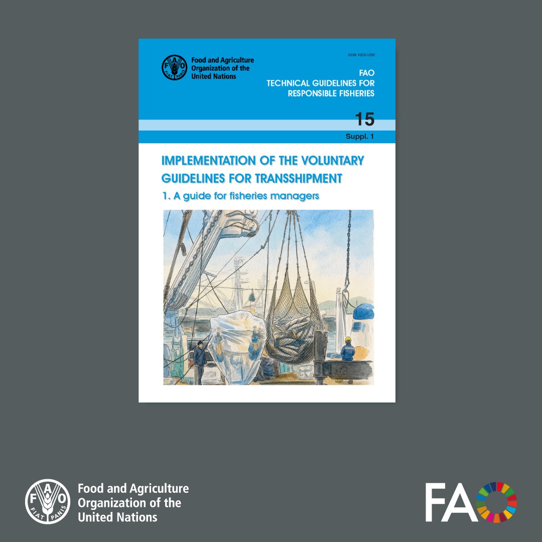 FAOKnowledge's tweet photo. Traceability is key to tackling #IUUFishing.
This @FAO handbook helps countries strengthen the regulation, monitoring and control of transshipment to improve transparency across seafood supply chains.
https://t.co/8GFUeTL7Wh https://t.co/n8tlQZKzGK