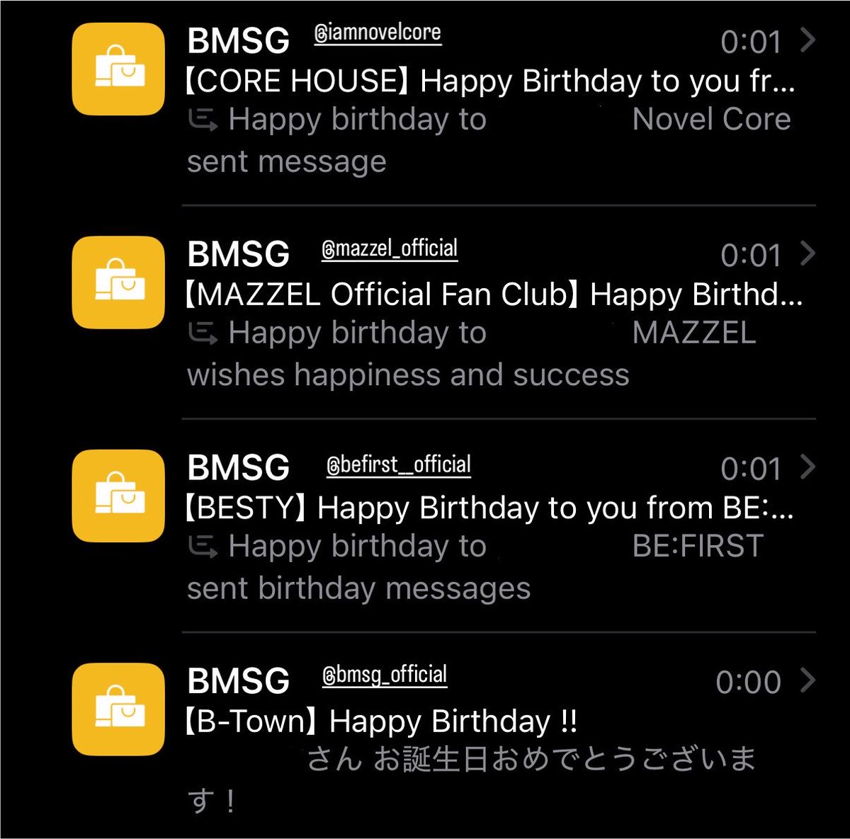 MZ000y's tweet photo. 実は、マンネズより先にLevel 🆙🌟

BMSGに出会えて、可愛い面白いMUZEや BESTYに出会えて幸せな一年でした🪐

22歳の俺もよろしくお願い致します💫

また一年、BMSGと共に過ごさせてもらいます🍀 https://t.co/raBEbxoUDg