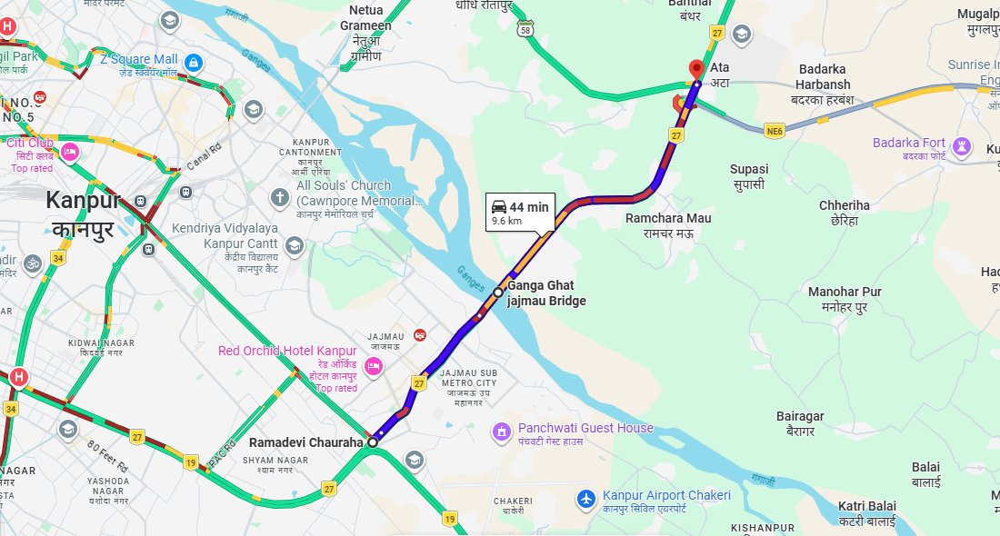 JagoKanpurJago's tweet photo. Why is reaching #KanpurLucknowExpressway from #Kanpur (e.g. #Ramadevi) still a task ?
#LucknowKanpurExpressway #NE6
#AwadhExpressway #UdyogExpressway
#KanpurLucknowHighway #LucknowKanpurHighway
#NH27 #EastWestCorridor #NHAI
#KanpurJam #KanpurTraffic
#कानपुर #JagoKanpurJago https://t.co/gIyTeFP29t