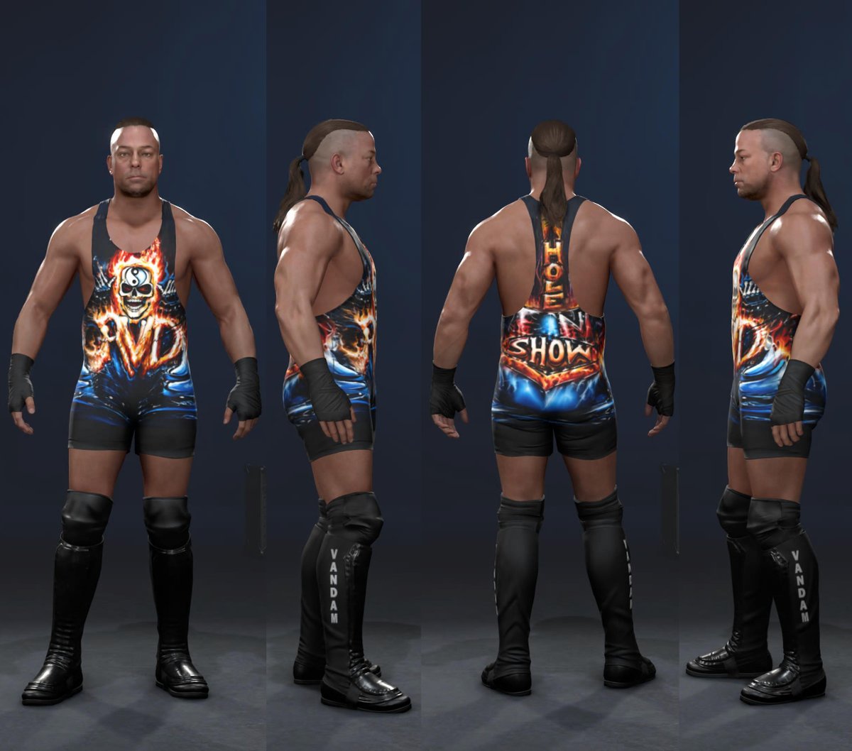 GameVolt1's tweet photo. Download @TherealRVD's Against All Odds 2011 &amp; RAW 02.16.2004 attires now available on #WWE2K26 for PS5, Xbox Series X|S and Switch 2.

Search "Gamevolt" to find on Community Creations.

Account: Gamevolt_WWE https://t.co/w44Tfrf3wd