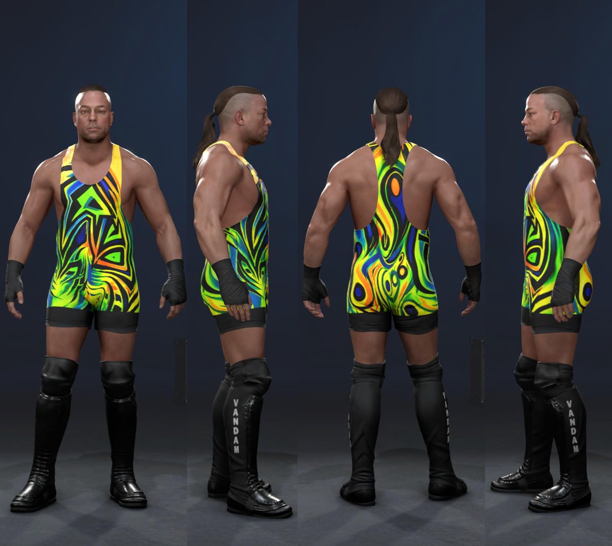 GameVolt1's tweet photo. Download @TherealRVD's Against All Odds 2011 &amp; RAW 02.16.2004 attires now available on #WWE2K26 for PS5, Xbox Series X|S and Switch 2.

Search "Gamevolt" to find on Community Creations.

Account: Gamevolt_WWE https://t.co/w44Tfrf3wd