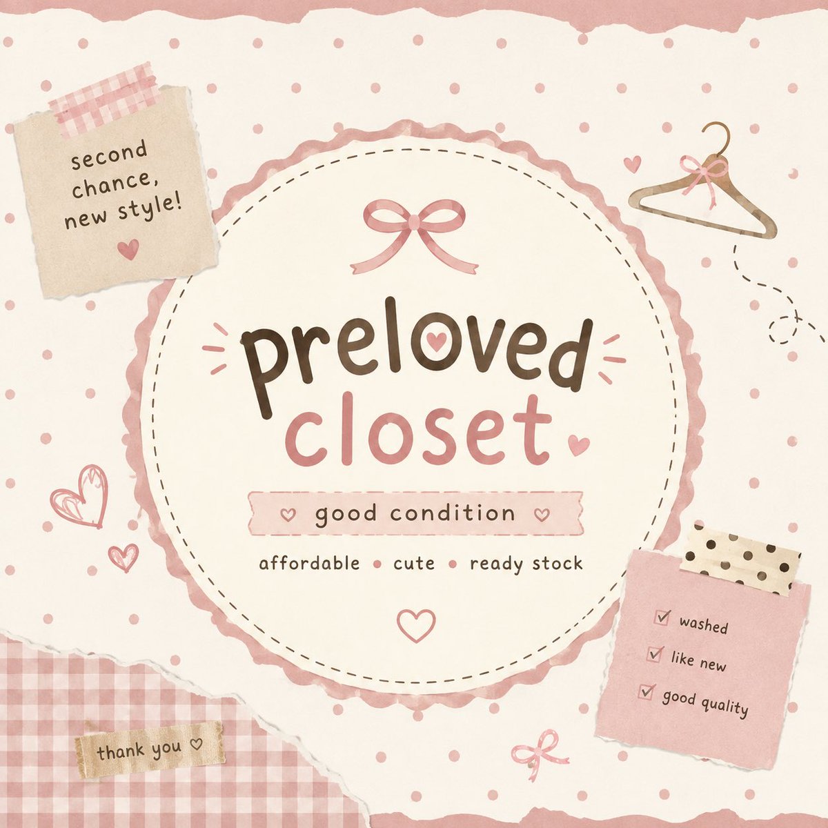 li7236's tweet photo. ୨୧˚ PRELOVED SALE ˚୨୧
Saatnya kasih kesempatan kedua buat baju-baju cantik ini! 🌸

♡ Good condition
♡ Harga ramah di kantong
♡ Ready stock

lihat dibawah buat koleksinya yaa~ Kalau ada yang mau ditanya atau minta detail foto, jangan ragu chat aku! 💌
#preloved #WTS https://t.co/Nv9CWHbmvU
