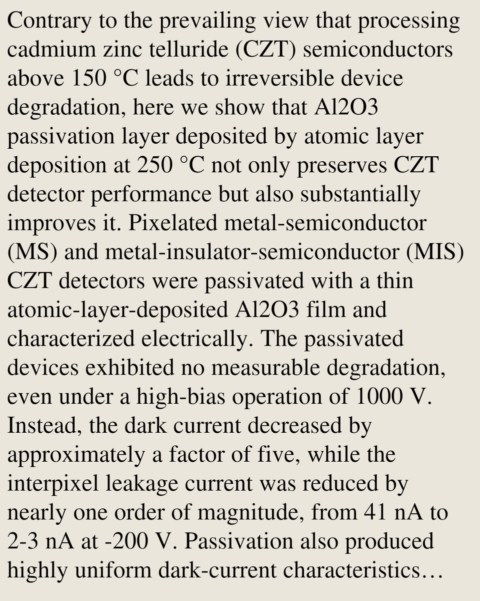 CWHN's tweet photo. Reduced Dark Current in Cd0.9Zn0.1Te Detector Arrays by Aluminium Oxide Passivation

Sudarshan Singh, Luc Montpetit, Eloïse Rahier, Mahmoud R. M. Atalla, Sebastian Koelling, Oussama Moutanabbir
https://t.co/635f0qnrfA [𝚙𝚑𝚢𝚜𝚒𝚌𝚜.𝚊𝚙𝚙-𝚙𝚑 𝚌𝚘𝚗𝚍-𝚖𝚊𝚝.𝚖𝚝𝚛𝚕-𝚜𝚌𝚒] https://t.co/QNYcmZYuJ0