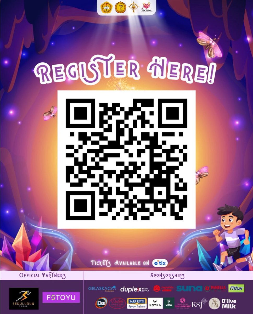 gryfndrr's tweet photo. hehe btw aku kebetulan jadi panitia event di kampus dan salah satu event nya itu ada Fun Run 5K๐
temen" yg suka lari, olahraga atau pelari kalcer khususnya yg dom jogja bisa kali join ini eventnya november xixixi๐ซฐ๐ผ
#eventjogja #funrun5k #eventfunrun https://t.co/9lAu6WK8RL