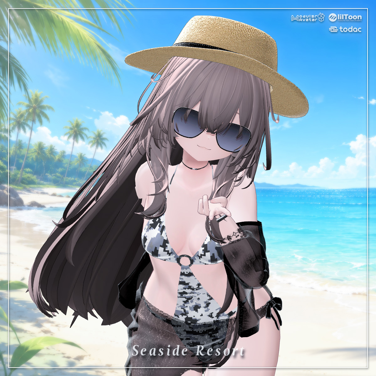 todac_02's tweet photo. 暑すぎる〜🥵💦
#kaguya3d #VRChat https://t.co/36LWe7EfIj