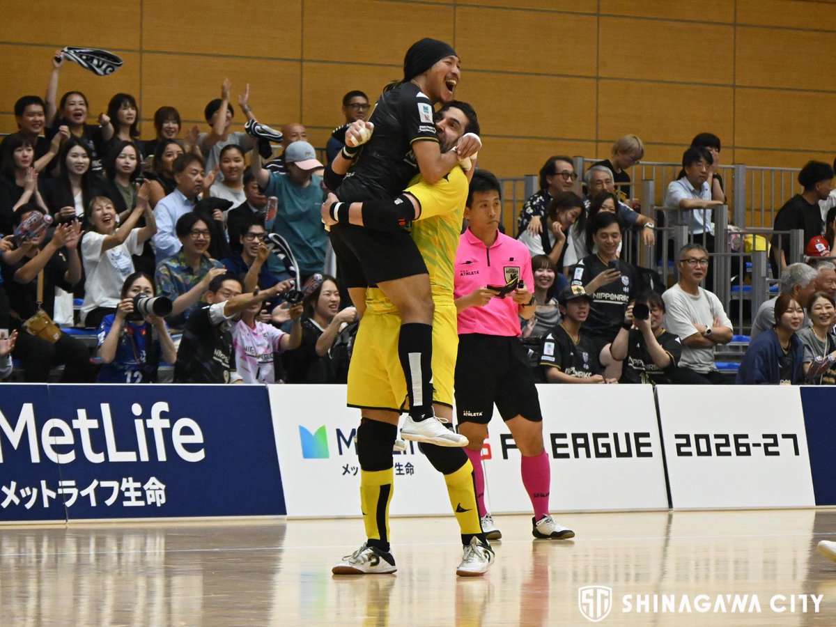 shinagawacity_f's tweet photo. ⚫️𝑮𝑨𝑴𝑬 𝑺𝑯𝑶𝑻⚫️

🏆#メットライフ生命Ｆリーグ 2026-27
⏰8/3（月）18:30K.O.
🆚#バルドラール浦安
🏟️#品川区立総合体育館

#しながわシティ
#しながわシティフットサルクラブ https://t.co/Oh4BPWYp4R