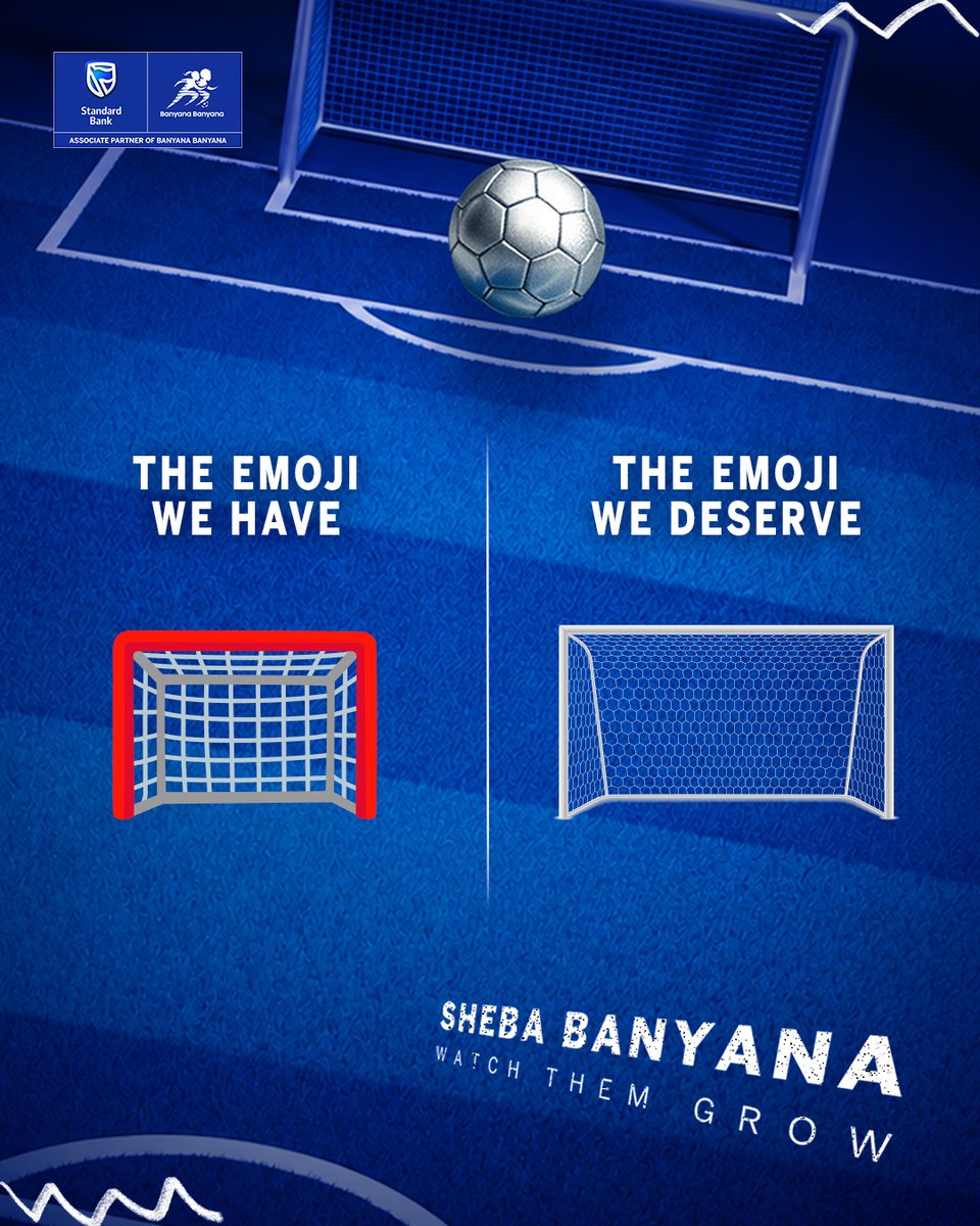 StandardBankZA's tweet photo. It's time to settle an important national issue. 🇿🇦 Which football emoji should exist by now? Show us what we've been missing. 👇​

#ShebaBanyana #SBLove💙 #BackedByBlue💙 https://t.co/XTVaEjbhNj