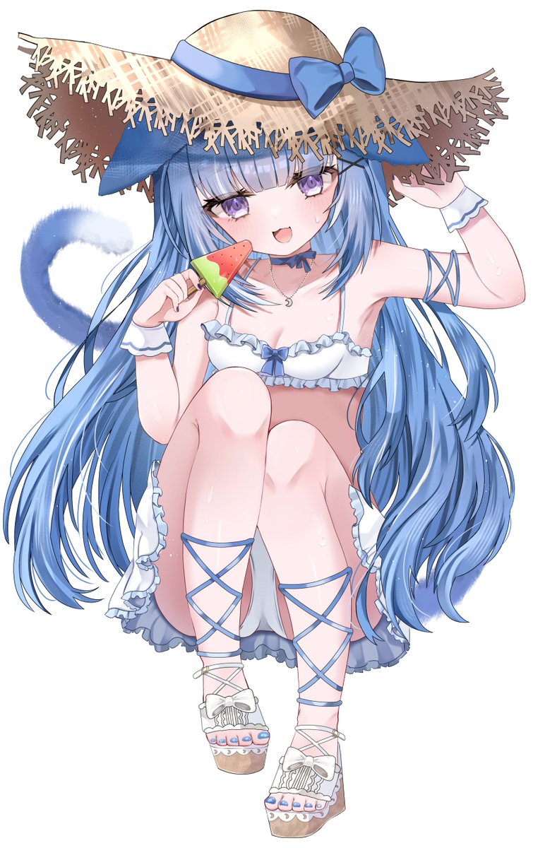pochiwan1108's tweet photo. 夏！🪼☁️ #ろあのお絵かき https://t.co/LOf3ponBfV