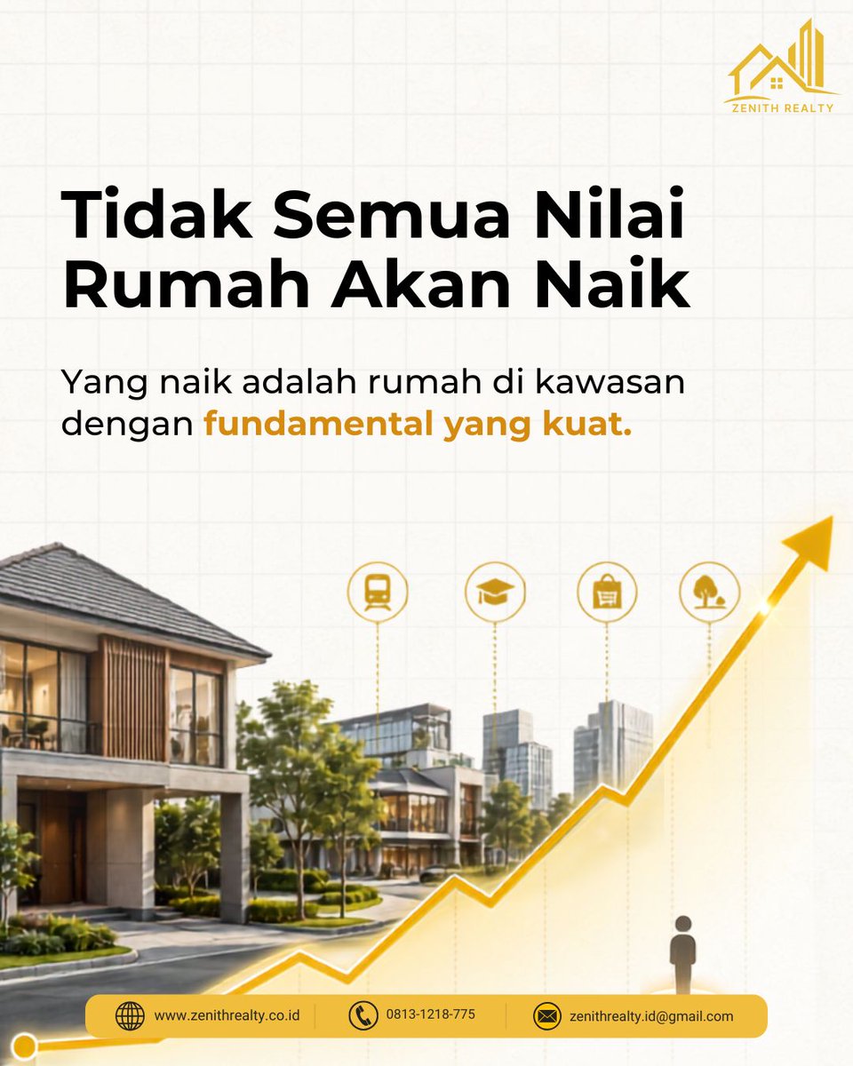 ZenithRealty_id's tweet photo. Harga properti tidak bergerak secara merata.
Faktor seperti lokasi, akses, fasilitas, dan permintaan pasar sering kali lebih menentukan dibanding sekadar usia atau ukuran rumah.

#ZenithRealty #SertifikatTanah #BalikNamaSertifikat #BPN #TipsProperti https://t.co/t6Xvu5Ib3w