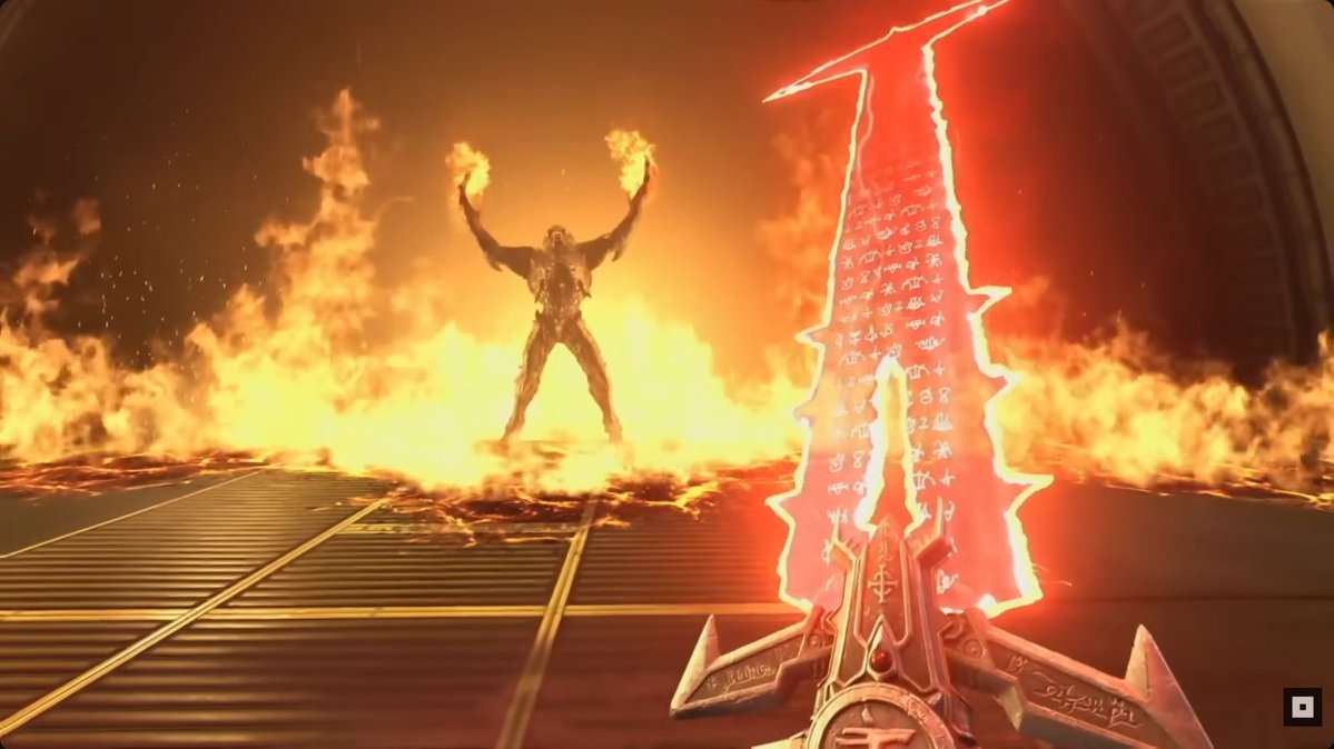 IMX_doomer's tweet photo. ON THIS DAY (August 10, of 2018); live at Quakecon 2018, the gameplay reveal of #DOOMEternal takes place!
Showcasing two demo levels (Super Gore Nest and Mars Core), also introducing new foes like the infamous Marauder and the return of classic #DOOM demons like the Archvile! https://t.co/B9dH7UfZkt