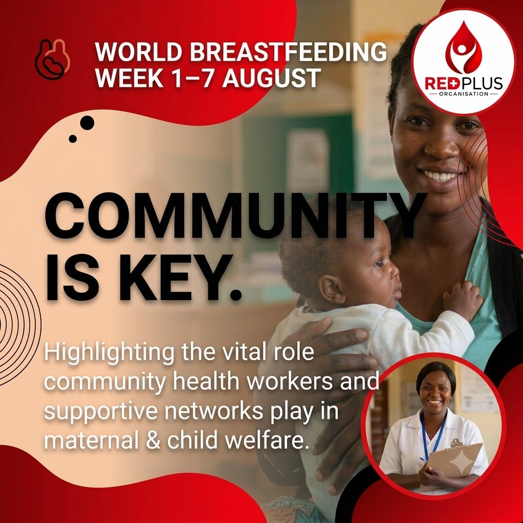 RedPlusorg's tweet photo. Happy National Breastfeeding Week to everyone on this journey. Remember: fed is best, support is essential, and you’re doing amazing. ❤️🍼
​#NationalBreastfeedingWeek #BreastfeedingAwareness#Redplusorg https://t.co/0RgHQGrhH7