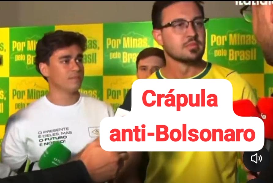 joao8_32_JB's tweet photo. Esse vagabund0 de camiseta amarela é um SABOTADOR do bolsonarismo em Minas Gerais, peão do nikolas!

Veste amarelo só pra enganar bolsonarista e tentar se eleger.

nikolas quer montar uma bancada ANTI-BOLSONARO usando nossos votos bolsonaristas.

Não votem em deputadgs indicados pelo nikolas!

✅ Federal em MG: @caporezzodm
✅ Estadual em MG: @pelizerdm

Chega de Joices e Frotas!
