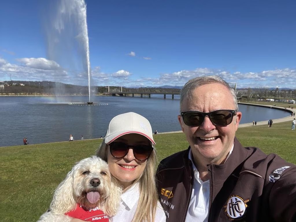 Ausbobsmit's tweet photo. Today, 4 August 2026, and the lazy PM Anthony Albanese is still on holidays.  
This is a bloke who constantly complains about never getting a day off  yet somehow never seems to be at work.

Not bad for $11,980 a week.

I’d say he’s taken the RAAF VIP jet up north somewhere warmer. Another round of $600 bottles of plonk on the taxpayer, like last time?  When he releases his expenses, you watch, we would have paid for his holiday.