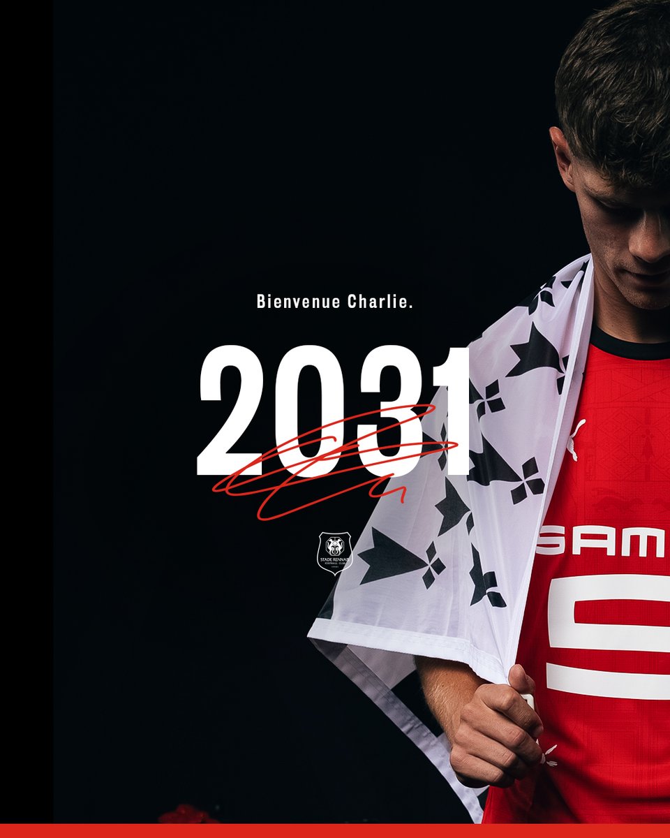 staderennais's tweet photo. 𝗖𝗵𝗮𝗿𝗹𝗶𝗲 𝗮̀ 𝗹𝗮 𝗺𝗮𝗶𝘀𝗼𝗻 🏠

Champion d'Europe U21 à deux reprises avec une nomination dans l'équipe-type en 2025, sensation de la @Ligue1 avec Toulouse, Charlie Cresswell rejoint le club de la capitale bretonne.

‣ Votre mercato continue sur @hellowork.