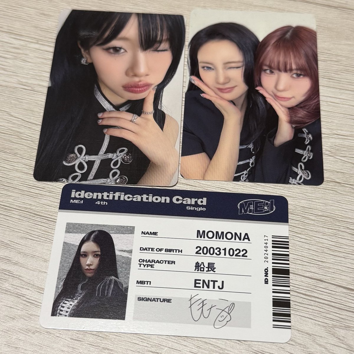 k_272727's tweet photo. ME:I 花咲く道 トレカ 交換

【譲】
ID 笠原桃奈
初回A ユニット 海老原鼓 櫻井美羽
通常版 高見文寧

【求】
同種 清水恵子(ユニットは桃奈とのものがいいです)

郵送での交換希望です。
お気軽にお声がけください。

#ME_I交換 https://t.co/pjmoTYsclJ