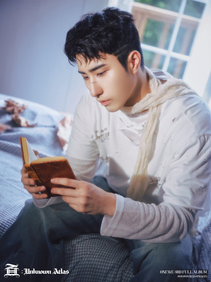 official_ONEWE's tweet photo. [#ONEWE]

ONEWE 3rd Full Album 
[面 : Unknown Atlas]

🍃 CHAPTER : PHOTO #1 🍃

🔹 HA RIN 🔹

2026.08.19 (WED) 6PM (KST) RELEASE✔

#원위 #面_Unknown_Atlas
#하린 #HARIN https://t.co/BxPBttx0wS