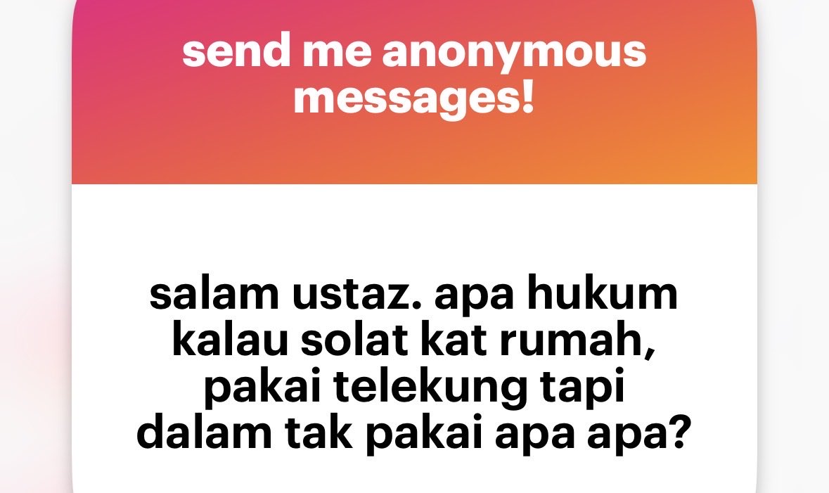 mnasrullah00's tweet photo. Waalaikumussalam 

Jika tidak nampak aurat, maka sah solat tersebut.

Kalau terbika aurat, boleh tutup dengan kadar segera.

Nabi pesan agama ini mudah untuk diamalkan, jangan disusah-susahkan. https://t.co/Loko5RGQQP