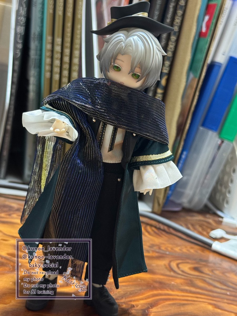 kunoe_lavender's tweet photo. 最近お迎えした謎塔の魔術師くん。お店に入荷してるのを見て買っちゃいました。かわいい☺️ https://t.co/XzkHaafOa5