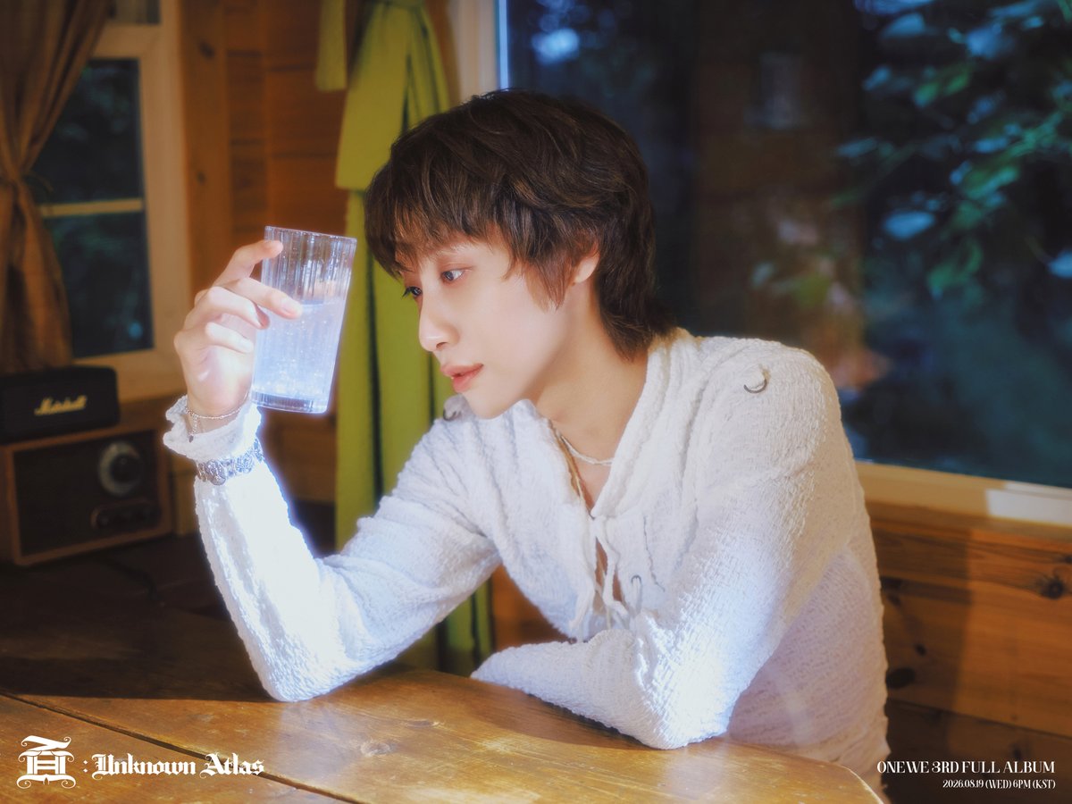 official_ONEWE's tweet photo. [#ONEWE]

ONEWE 3rd Full Album 
[面 : Unknown Atlas]

🍃 CHAPTER : PHOTO #1 🍃

🔹 DONG MYEONG 🔹

2026.08.19 (WED) 6PM (KST) RELEASE✔

#원위 #面_Unknown_Atlas
#동명 #DONGMYEONG https://t.co/cOHQVP9WoR