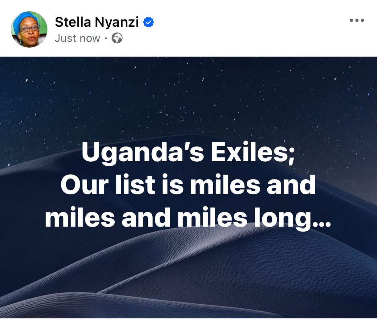 drstellanyanzi's tweet photo. I witness the new arrivals of Uganda’s exiles. Our list is miles and miles and miles long… Alas, the long list is getting longer faster! https://t.co/vb4C3Q7Jgw