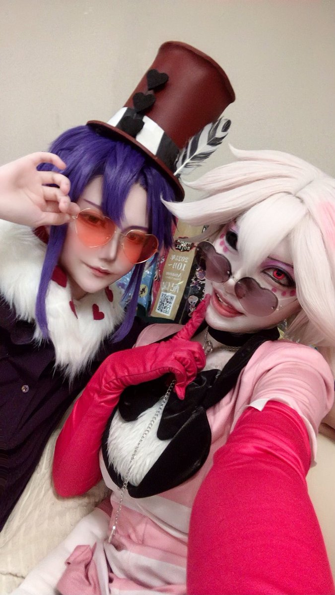 nyapa_l_merm8's tweet photo. ❤︎ #valangel  ❤︎

本当にイケメン…ෆ  ̫ ෆ
言葉を失い���天してしまうほどのビジュアル🦋でした…໒꒱· ﾟ
♡の🕶おそろっち🫶🏻 ⸝⸝ ⸝꙳
また会えるのが楽しみすぎる…🎀

🦋@zaika_cos 

#麺を喰らわば地獄まで0801
 #hazbinhotelcosplay https://t.co/S1jzX1PgcN