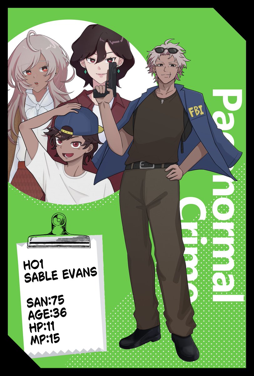los__0g's tweet photo. ■ Paranormal Crime

HO1
Sable・Evans
(セーブル・エヴァンズ）

初リーダーポジのHOでド緊張…
全生還するぞ〜〜～！！！！ https://t.co/NgKg87gMU9
