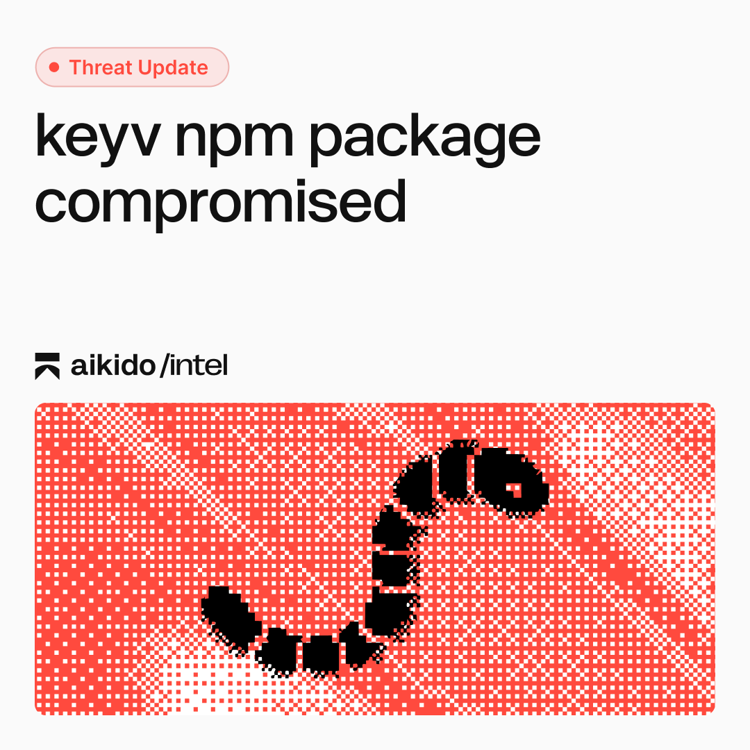 AikidoSecurity's tweet photo. ‼️ The popular npm package keyv is being actively compromised (127 million weekly downloads). The attacker is still pushing malware across packages right now.

Developing story. https://t.co/PKgw6BBsYE