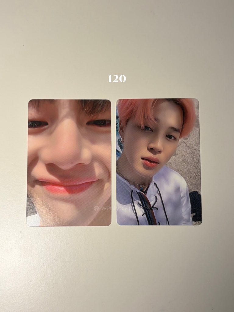 twentyofaprill's tweet photo. การ์ดแทฮยอง จีมิน 2 ใบ 120 baht

📮shipping free | สนใจ dm or mt💌

#ตลาดนัดบังทัน #การ์ดบังทัน #การ์ดแทฮยอง #การ์ดจีมิน #ปล่อยของสะสมบังทัน https://t.co/pKPWIdQlCh