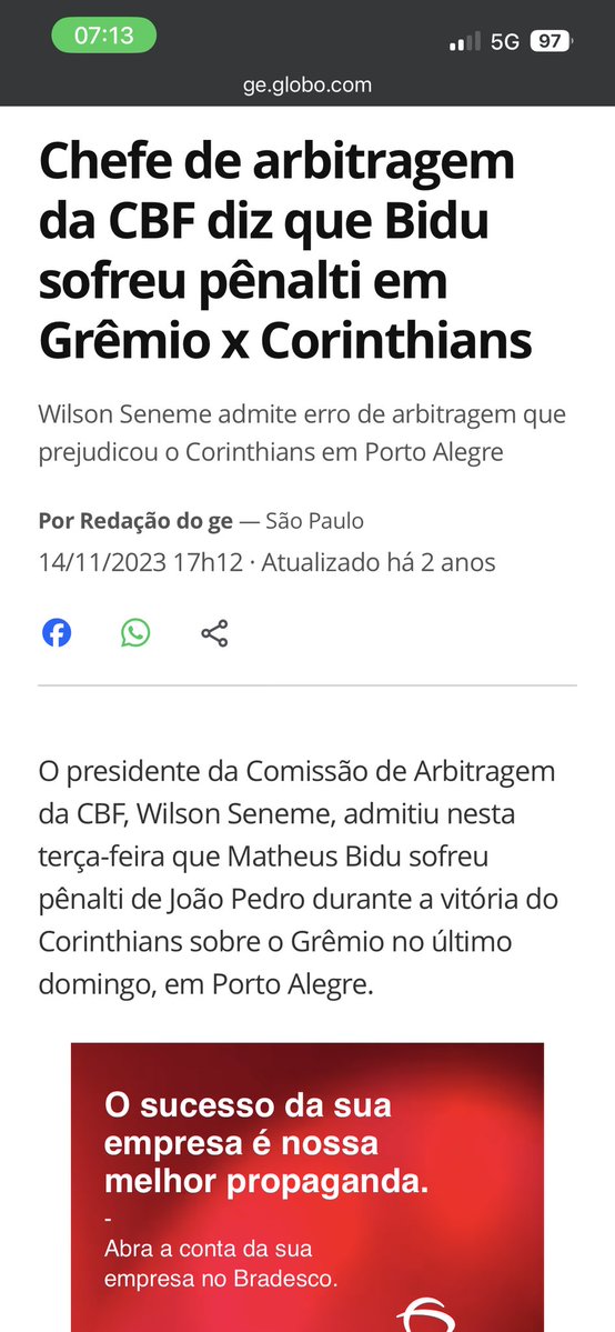 NiceBruno_'s tweet photo. @doug_botaro @HenStockler Contra o Grêmio no mesmo ano que vc tá citando, no jogo da volta. Detalhe que, na mesma jogada do pênalti criminoso não marcado, um jogador do Corinthians foi expulso e jogamos mais de 45’ com 1 a menos. Ainda assim, ganhamos ☺️ https://t.co/HS3o844wTJ