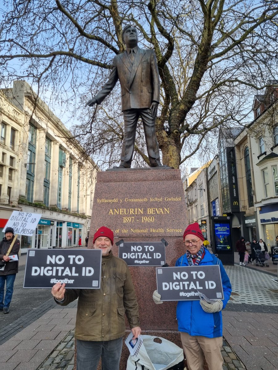 Togetherdec's tweet photo. Local Together supporters distributed hundreds of thousands of leaflets as part of our Digital ID campaigning - like here in Cardiff

We can influence things when we take action #together https://t.co/nJ7GpPVk2r