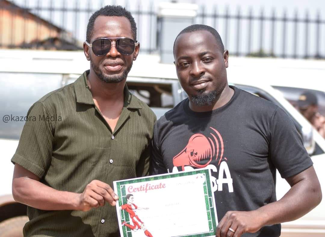 LuwagaPato's tweet photo. Wishing you a revolutionary Birthday Sir @NubianBukenAli !
Thankyou for loving your country, thank you for being a good friend to our President @HEBobiwine and being the best example of having a friend!
May you be blessed in your new age Ssebo Mayor🙏 https://t.co/4za3SvTvrC