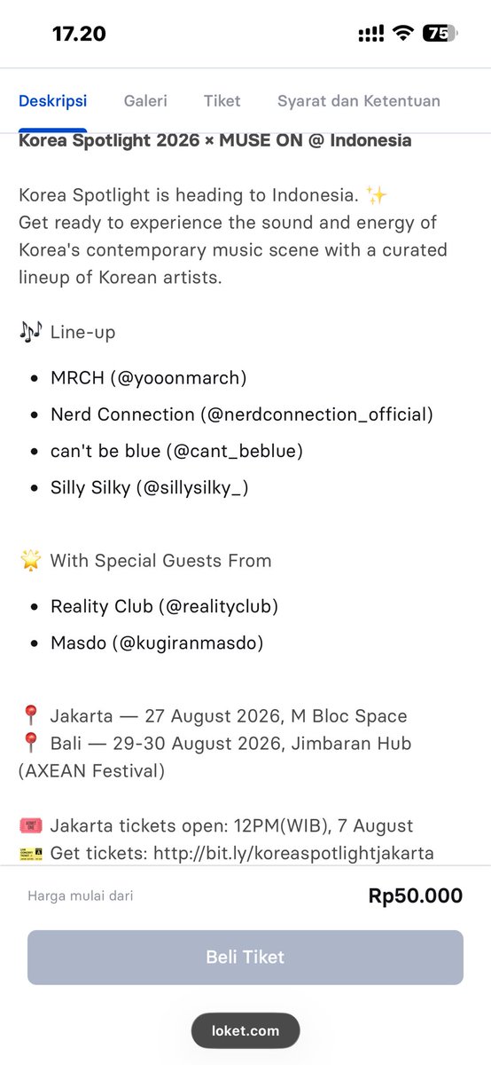 for_110602's tweet photo. COY UNTUK 50RB LIMA PULUH RIBU BISA LIAT CAN’T BE BLUE NERD CONNECTION SAMA REALITY CLUB????????? https://t.co/qhyTLNW2f1