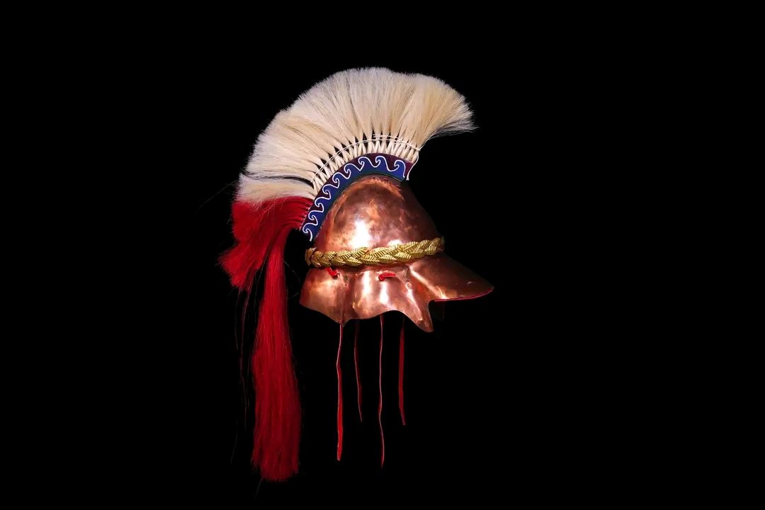 HellenicArmors's tweet photo. Boeatan helmet. The favorite helmet of Alexander 's cavalry, very popular during the hellenistic period. The reproduction was based on a well preserved 4th century BC helmet found at Tirgis River (modern day Iraq) in 1854... #katsikis #hellenicarmor #ancient https://t.co/sVCle0suUZ